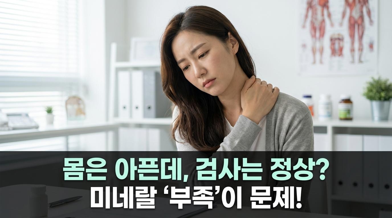 "정상이라는데 왜 아플까?" 내 몸은 '잔고 부족' 비상!